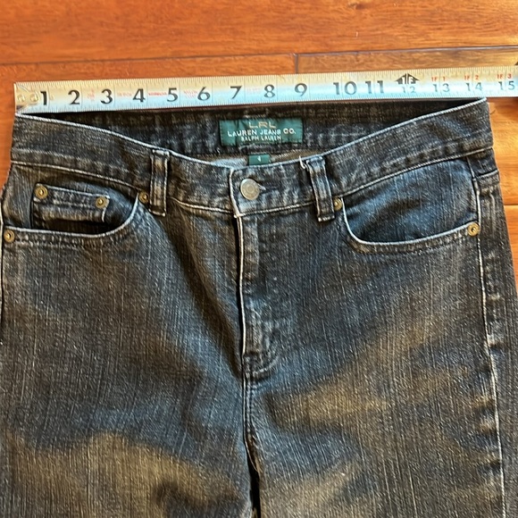 Black-washed Lauren Ralph Lauren Classic Straigh Jeans Size 4 - Picture 2 of 8
